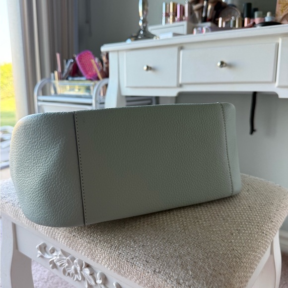 Coach NEW Soft Blue Leather Shoulder Bag - Picture 4 of 6